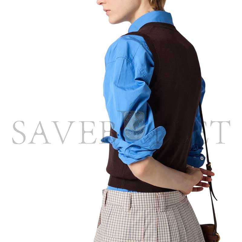 M1v M1v wool sweater vest mmv209